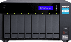 QNAP TVS-872X-i3-8G-US Desktop 8-Bay NAS/iSCSI IP-SAN, Intel® Core™ 